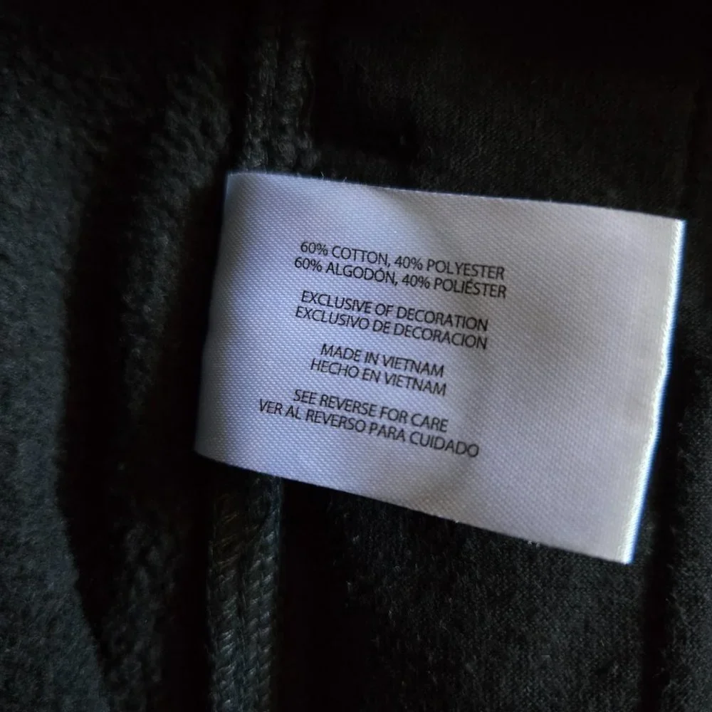 Eddie Bauer Men's Fleece Black Jogger Sweatpants Size M - Picture 5 of 8